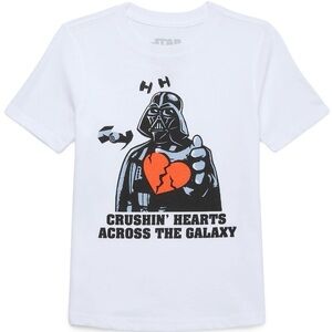 Youth Star Wars White Graphic T-Shirt